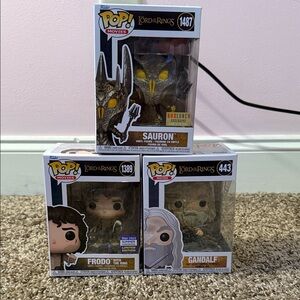 Funko Pop! Lord of the Rings Trio - Sauron, Frodo, Gandalf